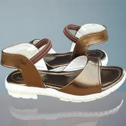 NEW LATEST Girls Brown Color Casual Slip-on Open Toe Solid Regular Flats-picture-27