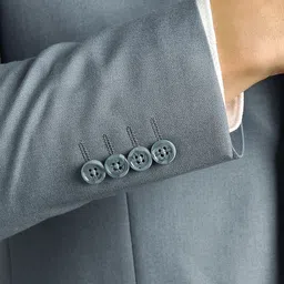 Louis Philippe Textured Slim Fit Single-Breasted Blazer image 2