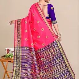 Mitera Woven Design Zari Silk Blend Saree image 2