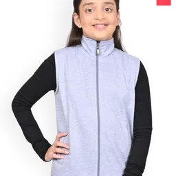 BAESD Girls Fleece Lightweight Open Front Jacket-picture-38