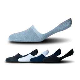 MARLIT Men Pack Of 3 Cotton Shoe-Liner Socks image 2