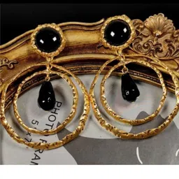 Nui Circular Drop Earrings-picture-28