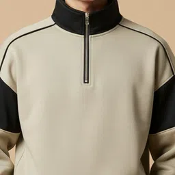 Mast & Harbour Men Colourblocked Sweatshirt image 5