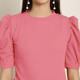 Metronaut Women Pack Of 2 Puff Sleeve Top image 4