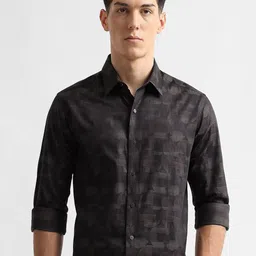 Arrow New York Slim Fit Textured Cotton Casual Shirt-image-40