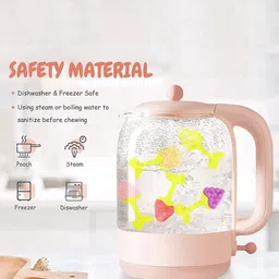 Kritiu 6-Pcs Green & Red Silicone Fruit Shape Baby Teether image 2