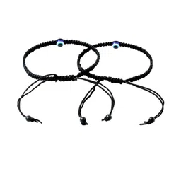 Samsiddhi Silver-Plated Evil Eye Anklet image 4