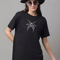 Moda Rapido Women Drop-Shoulder Sleeves T-shirt-image-86