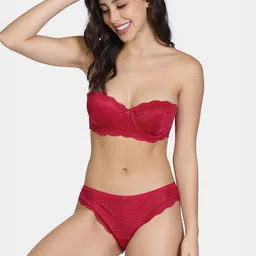 Zivame Bandeau Bra Medium Coverage Underwired Lightly Padded image 5