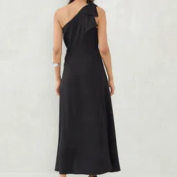 FEMMELLA One Shoulder Maxi Dress With Bow Detail image 2