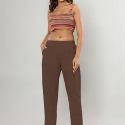 MURLI KURTI Women Straight Fit Easy Wash Trousers-picture-54