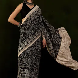 Mitera Warli Dabu Saree image 3