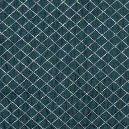 KALINI Teal Blue Checked Sequinned Dora Silk Saree image 5