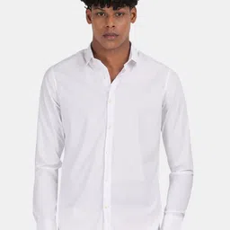 Blu MNKY Men Smart Slim Collar Slim Fit Casual Shirt-image-35