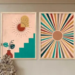 WALLLANE Brown Wood Wall Art-picture-14