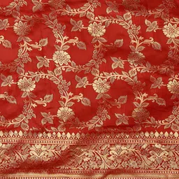 KALINI Ethnic Motifs Woven Design Zari Banarasi Saree image 4