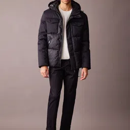 DeFacto Men Checked Longline Padded Jacket image 5