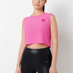 BODD ACTIVE Self Design Crop Tank Top-picture-16