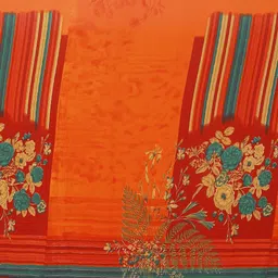 Florence Floral Pure Georgette Saree image 4