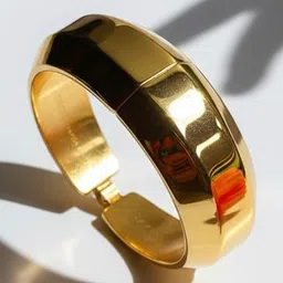 FLAURI Stainless Steel Gold-Plated Anti Tarnish Cuff Bracelet-image-3