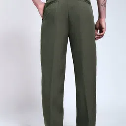 PERCH Men Relaxed Loose Fit Trousers image 4
