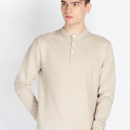Status Quo Men Henley Neck Applique T-shirt-picture-29