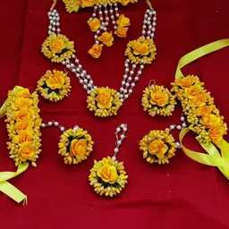 Ringzinnie Beaded Flower Jewellery Set-picture-15