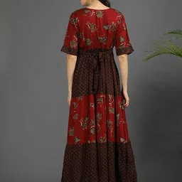 GOLDSTROMS Printed Maxi Maternity Dress image 4