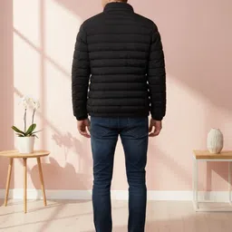 Mast & Harbour Men Stand Collar Long Sleeves Jacket image 2