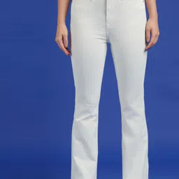 Pepe Jeans Women Flared High-Rise Trousers-image-62