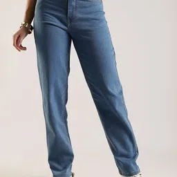 zayla Women Comfort Fit High-Rise Stretchable Jeans-image-69