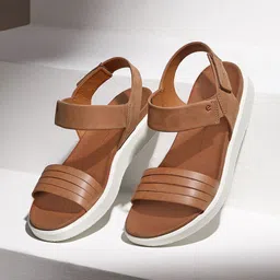ECCO Leather Flatform Sandals-picture-10