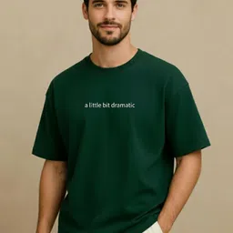UrGear Men Typography Printed Round Neck Oversized T-shirt-picture-19