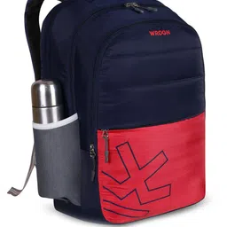 WROGN Unisex Colourblocked Large Laptop Backpack with Zip Closure image 5