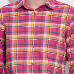 Being Human Men Classic Opaque Checked Casual Shirt image 4