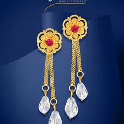 VIVASTRI Women Gold-Plated Alloy Earrings-picture-36