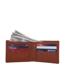 Vinata Men Leather Two Fold Wallet image 4