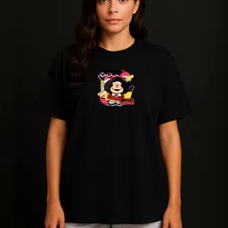 Anikmart Women Printed Pure Cotton T-shirt-picture-20