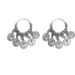 Gurjari Jewellers COIN Earing Brass Hoop Earring-picture-17