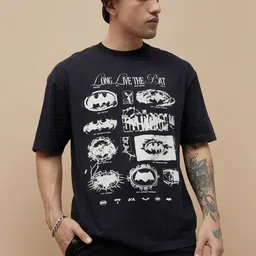 Fame Forever by Lifestyle Men Printed Applique T-shirt-picture-47