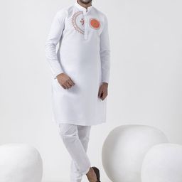 DEVOILER Men Ethnic Motifs Printed Kurta-picture-0
