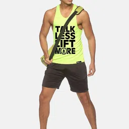 Anax Aesthetics Men Polyester Dri-Fit Printed Sleeveless Sando Gym Vest Stringer Tank Top image 5