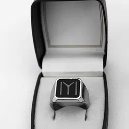 shopping dust Ertugrul Gazi Ring For Boy Men kayi Qabila Black Silver IYI Ring Silver Plated Ring Dirilis Ertugrul ring for boy and girl Stainless Steel Silver Plated Ring image 3