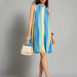 AND Striped A-Line Dress image 5