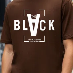 BENNY BROOKS Men Typography Printed T-shirt image 5