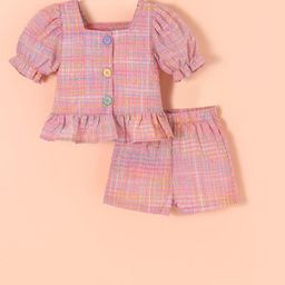 Hopscotch Girls Polyester Printed Clothing Set-picture-37