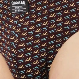 Dollar Bigboss Men Pack of 3 Printed Low-Rise Basic Brief image 2