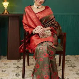 Mitera Woven Design Printed Saree-picture-27