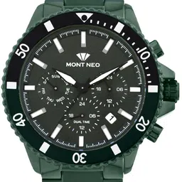 MONT NEO Men Embellished Dial & Bracelet Style Straps Analogue Watch 3510M-M10414 image 2