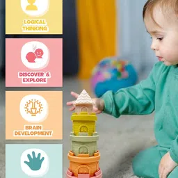 WEMBLEY Set of 2 BPA Free Skill Development Toy Learning and Development Toys image 2